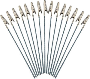 50Pcs Metal Wire Alligator Clamp Long-Tailed Allig...