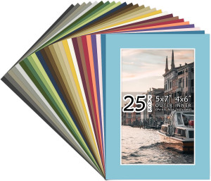 Golden State Art, Acid Free Pack of 25 Mix 5x7 Pho...