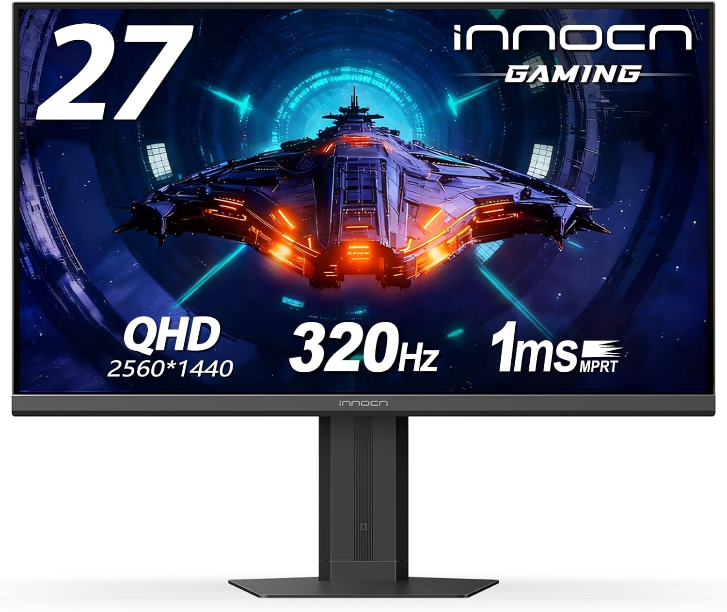 High-Quality INNOCN 27" Gaming Monitor, Exceptional 2K QHD Display for Gamers, B...