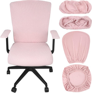 Tallew 4 Pcs Office Chair Covers Set Computer Univ...