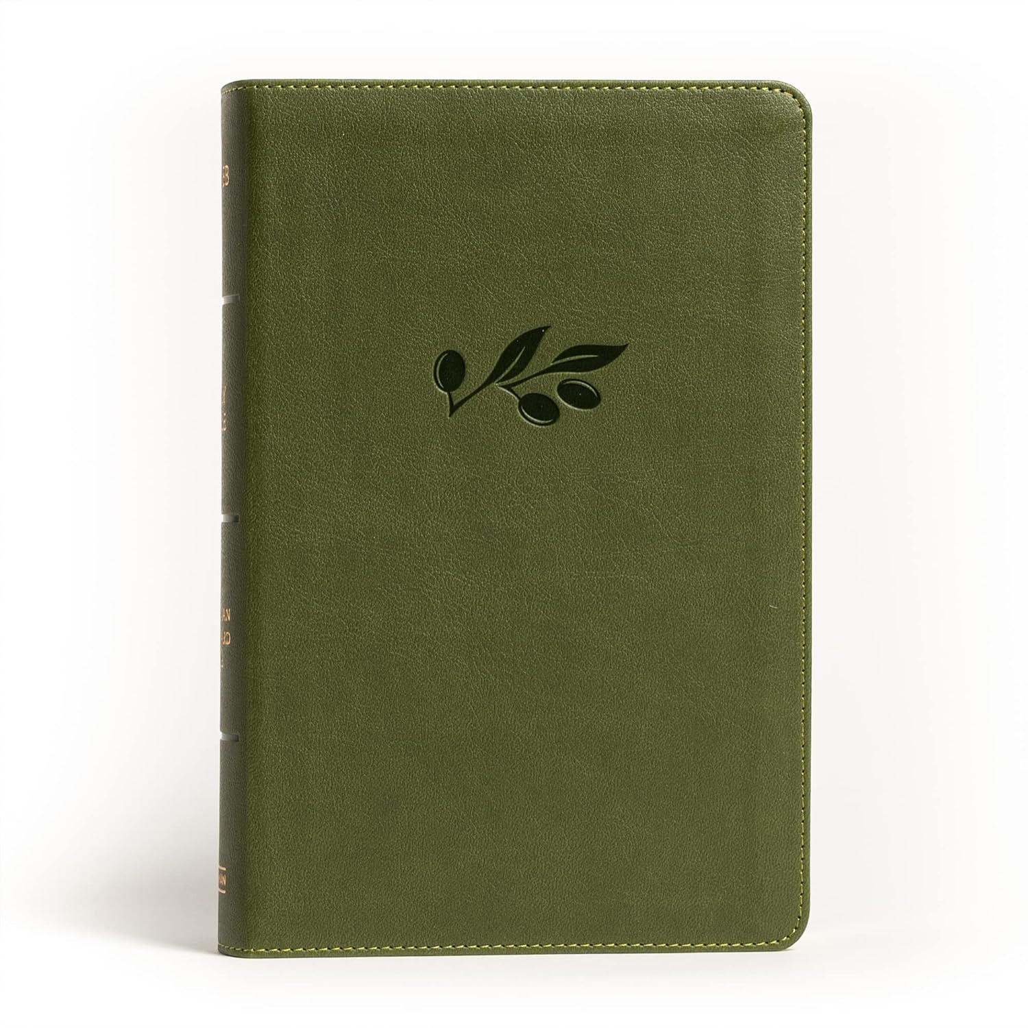 NASB Large Print Personal Size Reference Bible, Olive LeatherTouch, Red Letter,...