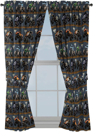 Jay Franco Kids Window Drapes - 4 Piece Curtain Se...