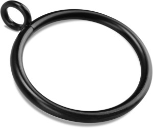 40 PCS Black Curtain Rings with Eyelet Apply for U...