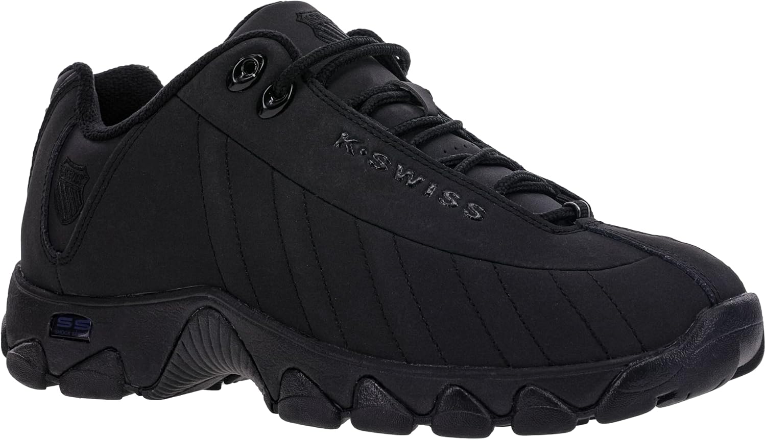 K-Swiss Men's Sneaker, Exclusive Tennis Dad Sneaker with Wide Leather Upper, Hig...