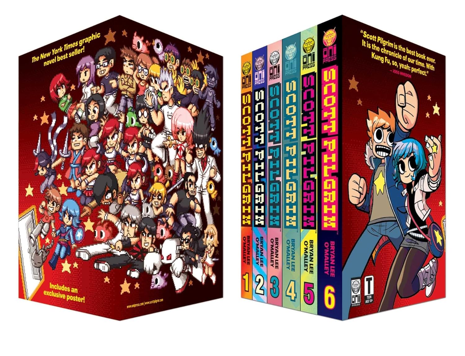 Scott Pilgrim Collection, Special Book Set for Fans, Innovative Hardcover Slipca...