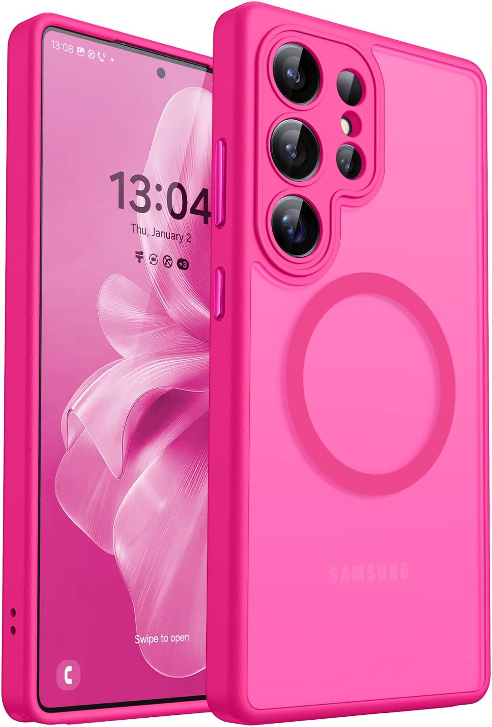 CANSHN Samsung Galaxy S25 Ultra Case, Unique Protective Phone Cover Featuring Fu...