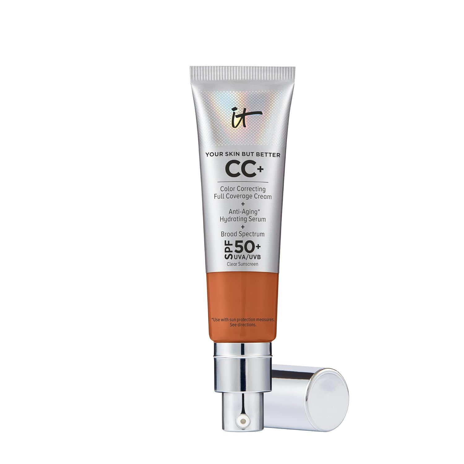 IT Cosmetics CC Cream, Natural Full Coverage Foundation With SPF 50, Innovative...