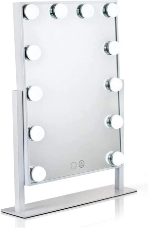 Waneway Lighted Dresser Mount Vanity Mirror with 1...