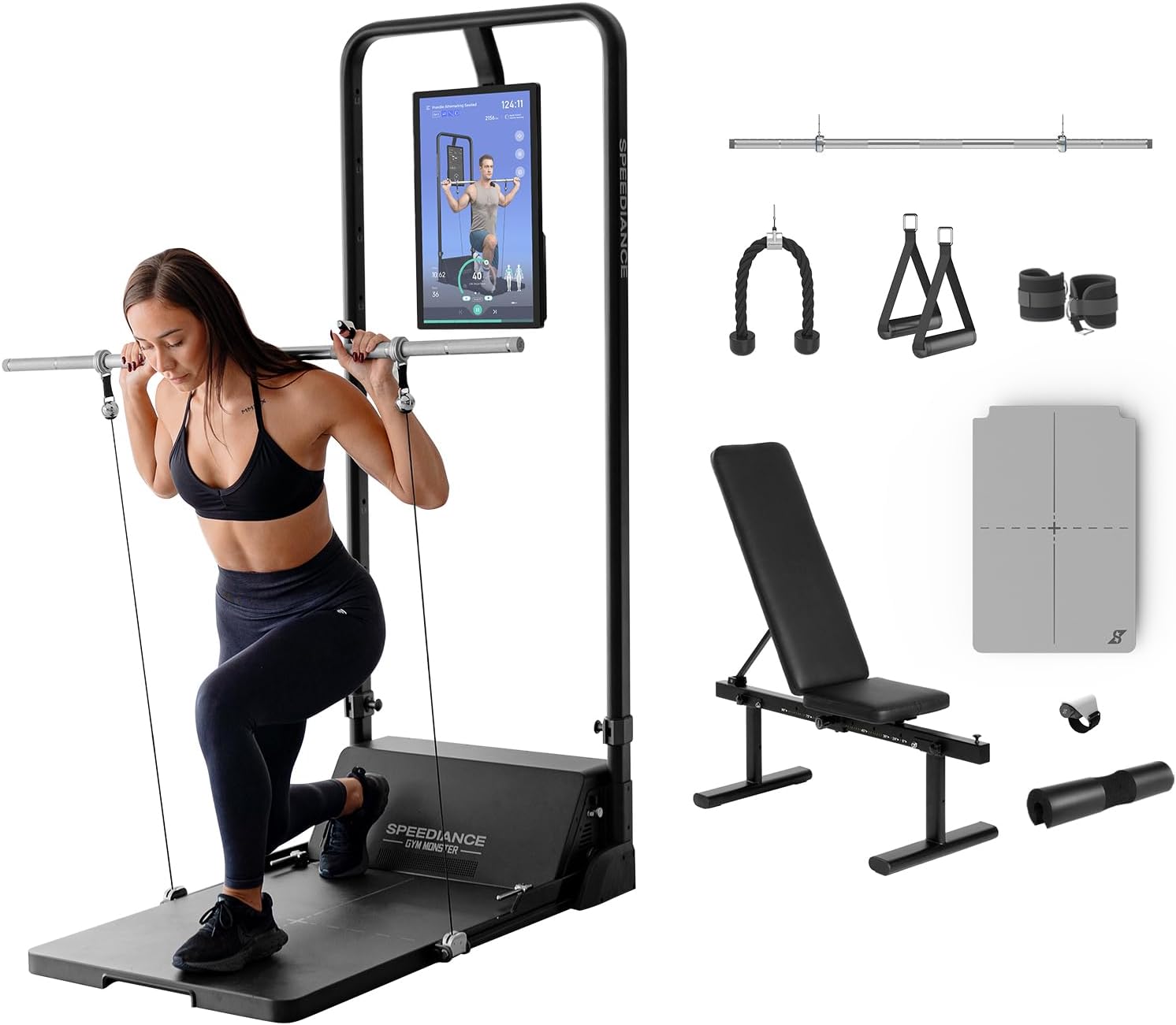 Speediance Gym Monster Smart Home Gym, Multifunctional Strength Training Machine...