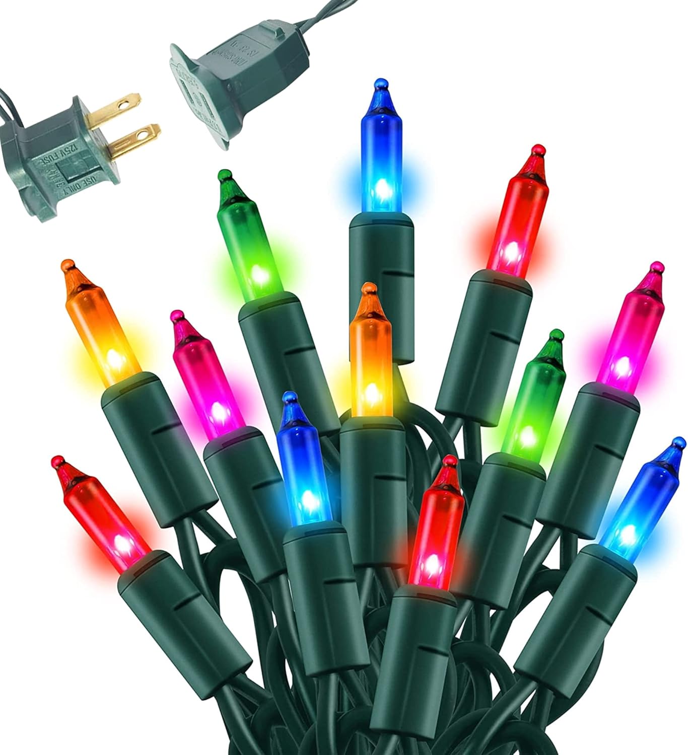 Dazzle Bright Multi-Colored Christmas Lights, Special Mini String Lights for 20F...