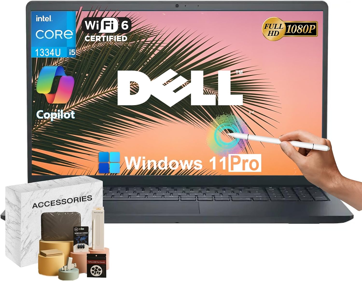 Dell Inspiron 15 3530 Touchscreen Laptop Computer - Intel 10-Core i5 1334U, 64GB...