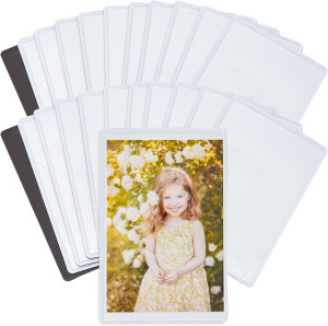 Juvale 24-Pack 2x3 Magnetic Picture Frames for Ref...