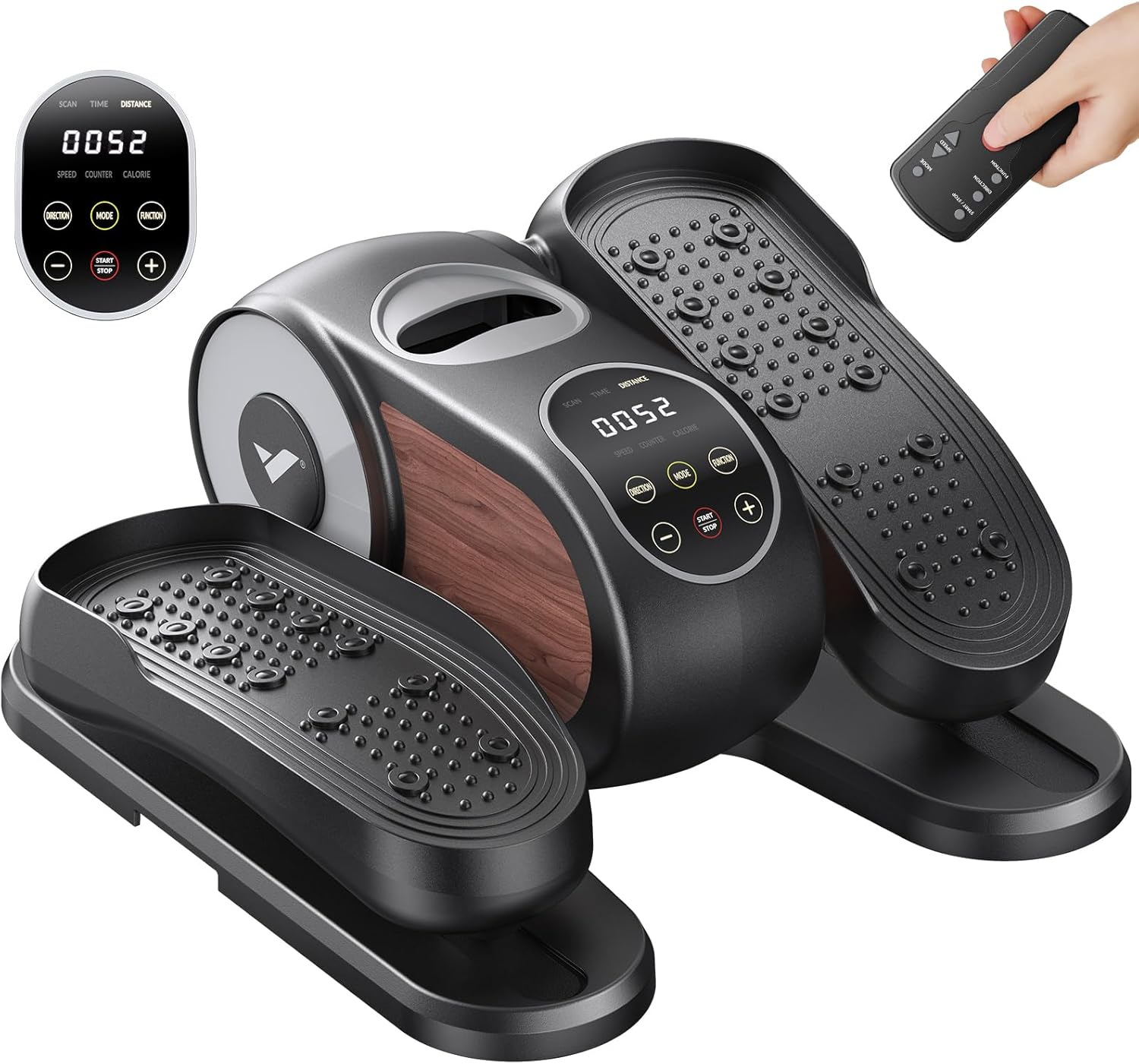 MERACH Under Desk Elliptical Machine, Leg Exerciser While Sitting for Seniors wi...
