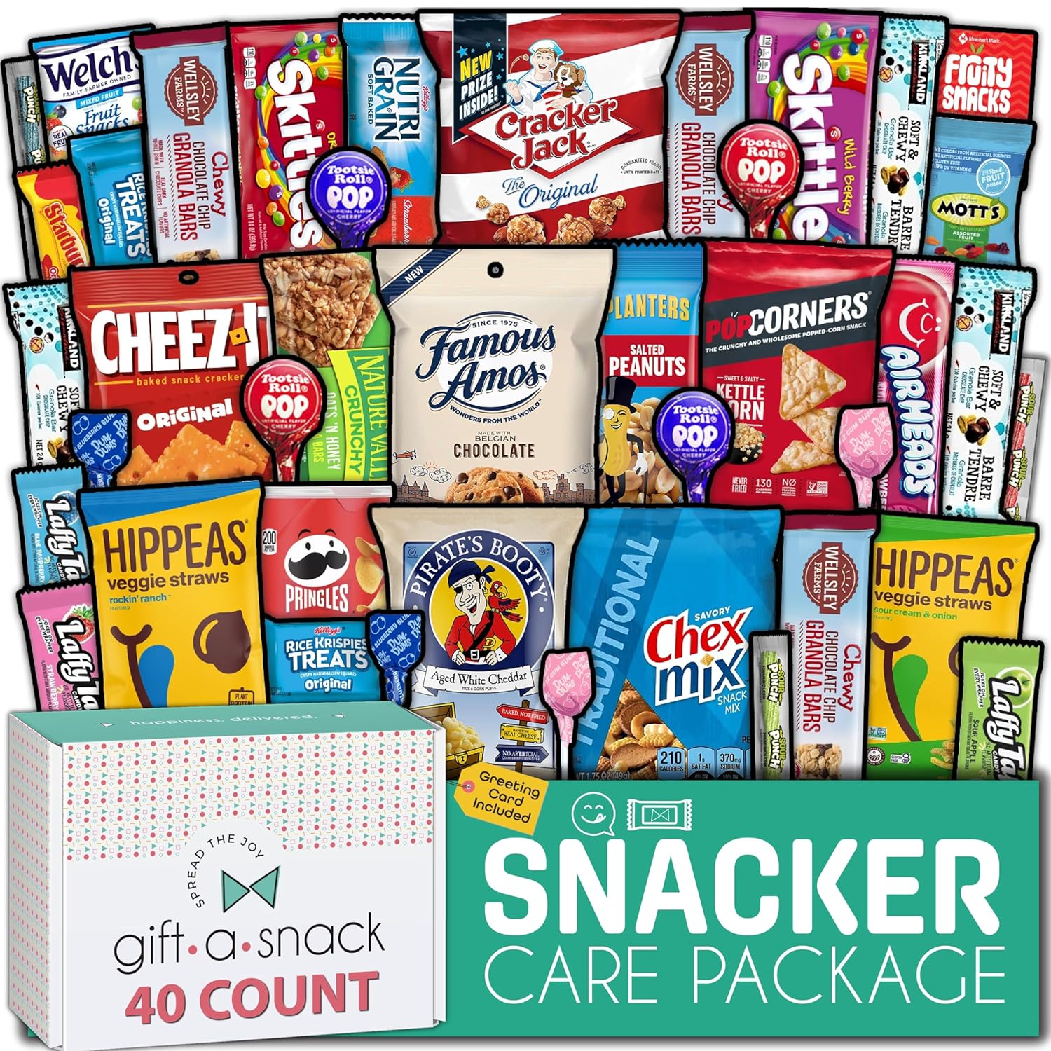 Perfect Gift A Snack Box, Premium Holiday Christmas Stocking Stuffers, Unique Va...