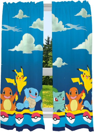 Franco Kids Room Window Curtain Panels Drapes Set,...