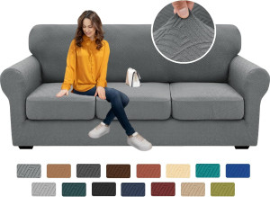 XINEAGE 2025 New 4 Pieces Couch Covers for 3 Cushi...