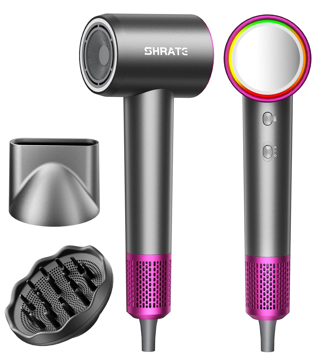 SHRATE Professional High Speed Ionic Hair Dryer | Ultra-Fast Drying | 500 Millio...
