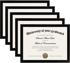 upsimples Certificate Frame with High Definition G...