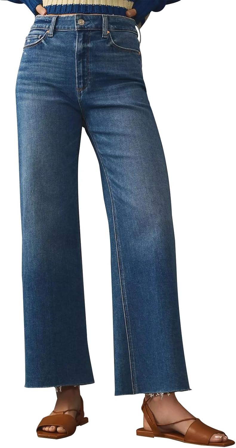 Trendy KUNMI Jeans for Women, Special Wide Leg Baggy Jeans, High Waist Boyfriend...