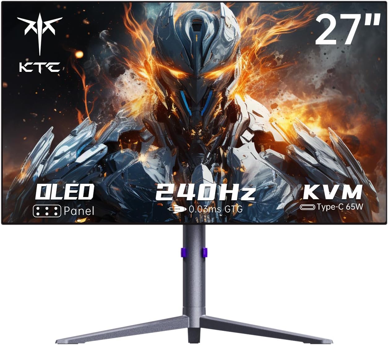 KTC 27 Inch OLED Gaming Monitor, Special QHD 2560 x 1440 Monitor, High-Quality 2...