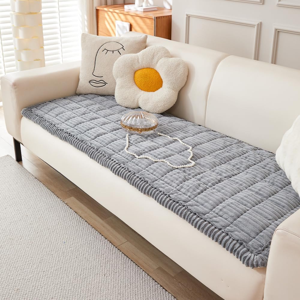 High-Quality Couch Cover for Dogs, Special Washable and Fuzzy Pet Couch Cover fo...