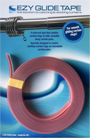 Ezyglide Tape - Stops Curtain Rings catching on Dr...
