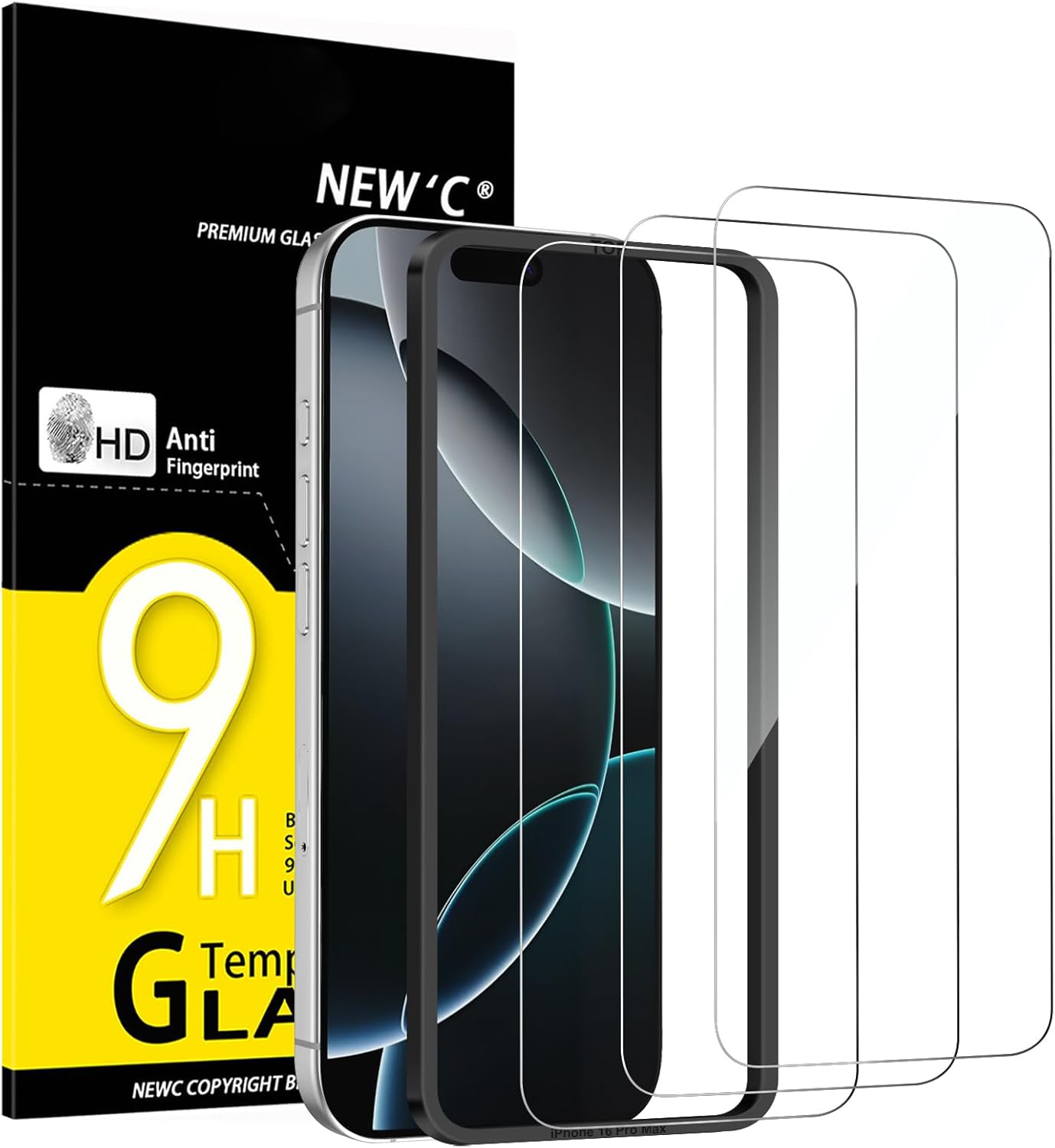 High-Quality NEW'C Screen Protector, Specially Designed for iPhone 17 Pro Max, I...