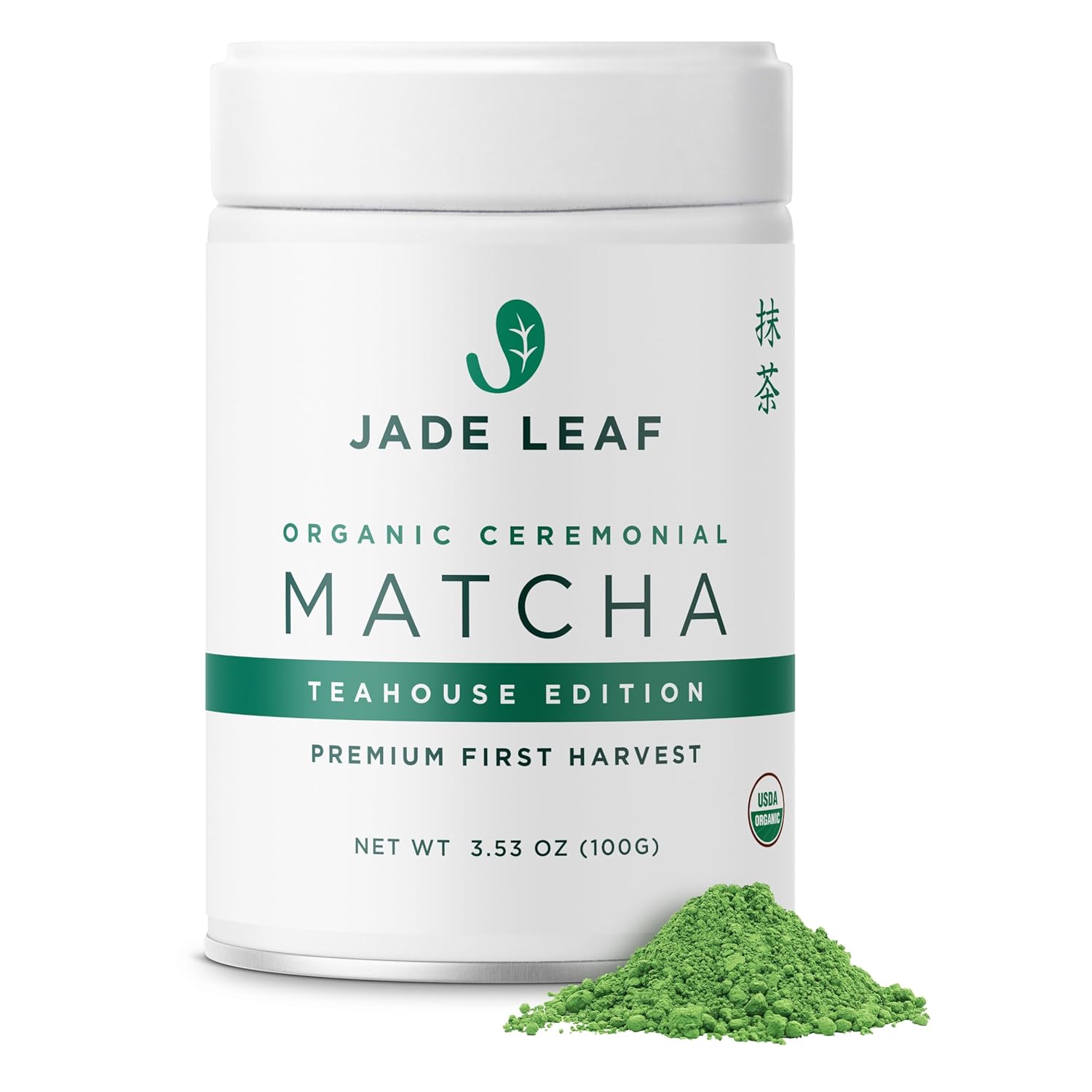 Jade Leaf Matcha Organic Ceremonial Grade Matcha Green Tea Powder - Authentic Ja...