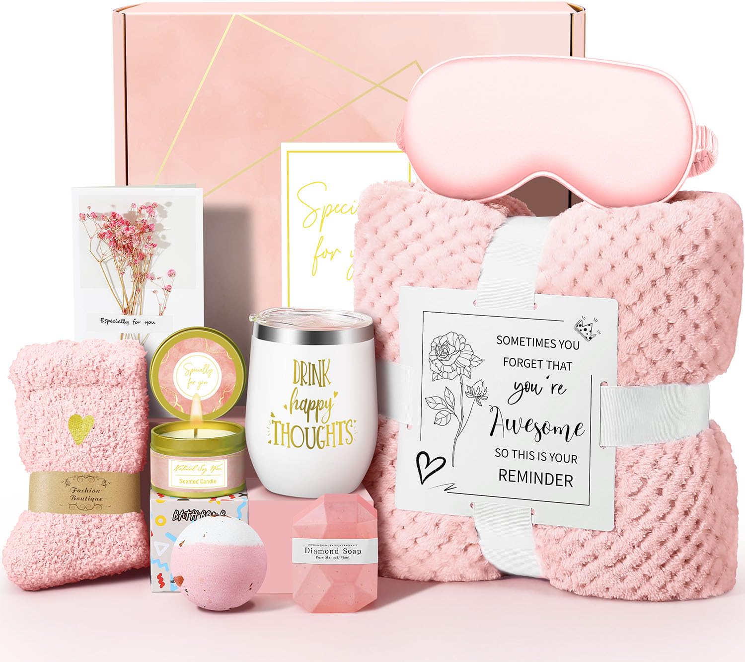 Happy Birthday Gifts for Women Mom Her Friend Sister Wife Grandma, Self Care Gif...