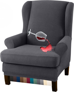 Granbest Premium Water Repellent Wingback Chair Co...