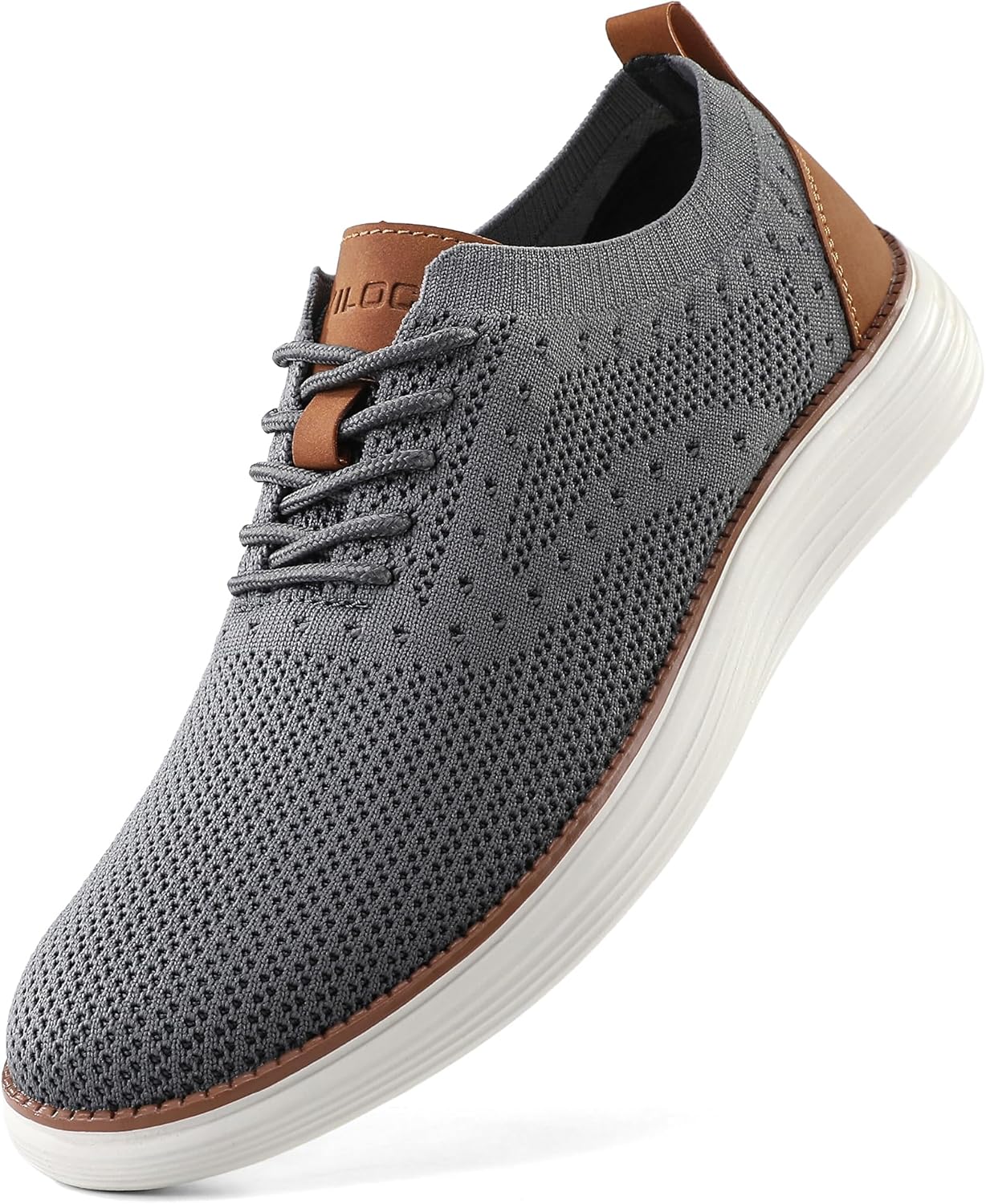 VILOCY Men's Sneakers, Special Casual Dress Shoes, Innovative Oxfords for Busine...