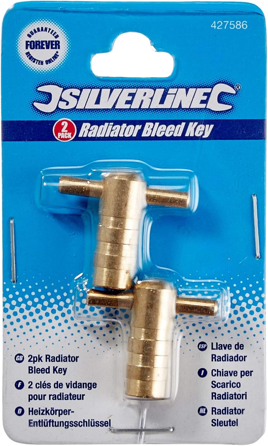 Silverline Radiator Bleed Key Pair, Special Radiator Tool Set, Innovative Radiat...