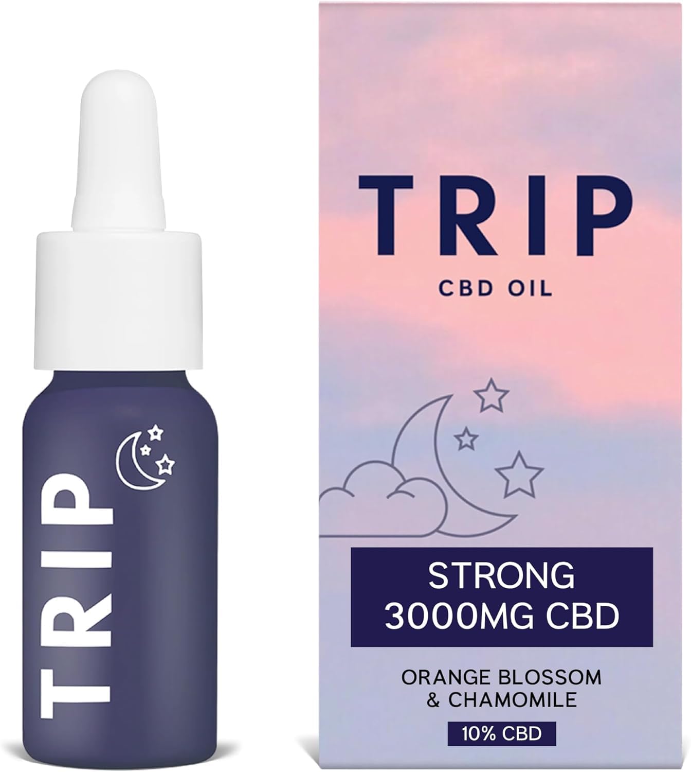 TRIP CBD Oil 3000mg (High Strength), Dream Drops, Vegan, 100% Natural, Flavoured...