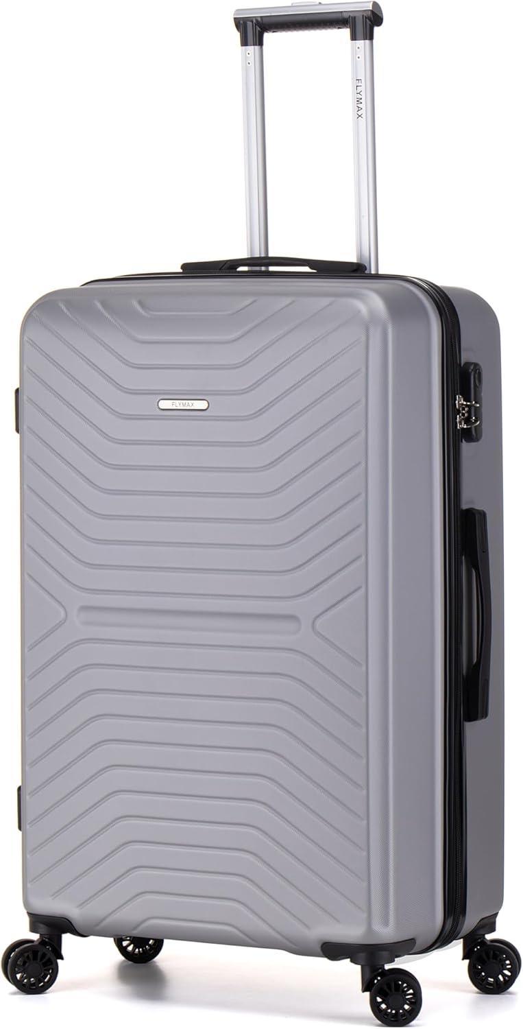 Exceptional FLYMAX XL Suitcase, Premium Extra Large Luggage with 4 Wheel Lightwe...