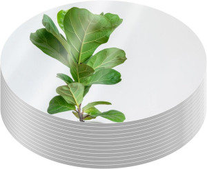 Unbreakable Mirror Centerpieces for Tables, 12 Pcs...