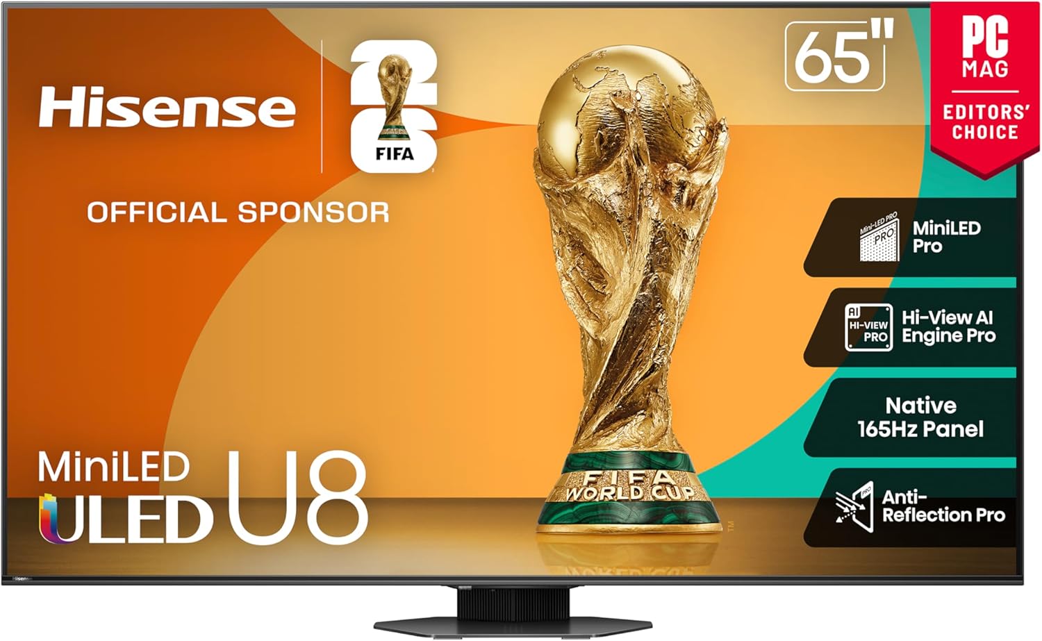 High-Quality Hisense 65" Class U8 Mini-LED ULED 4K UHD Google Smart TV, Innovati...