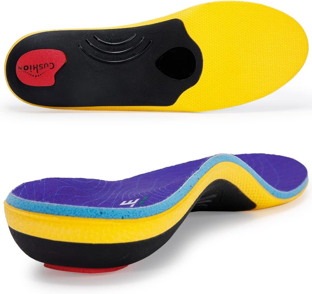 VALSOLE Pain Relief Orthotics, Innovative High Arch Support Insoles for Flat Fee...