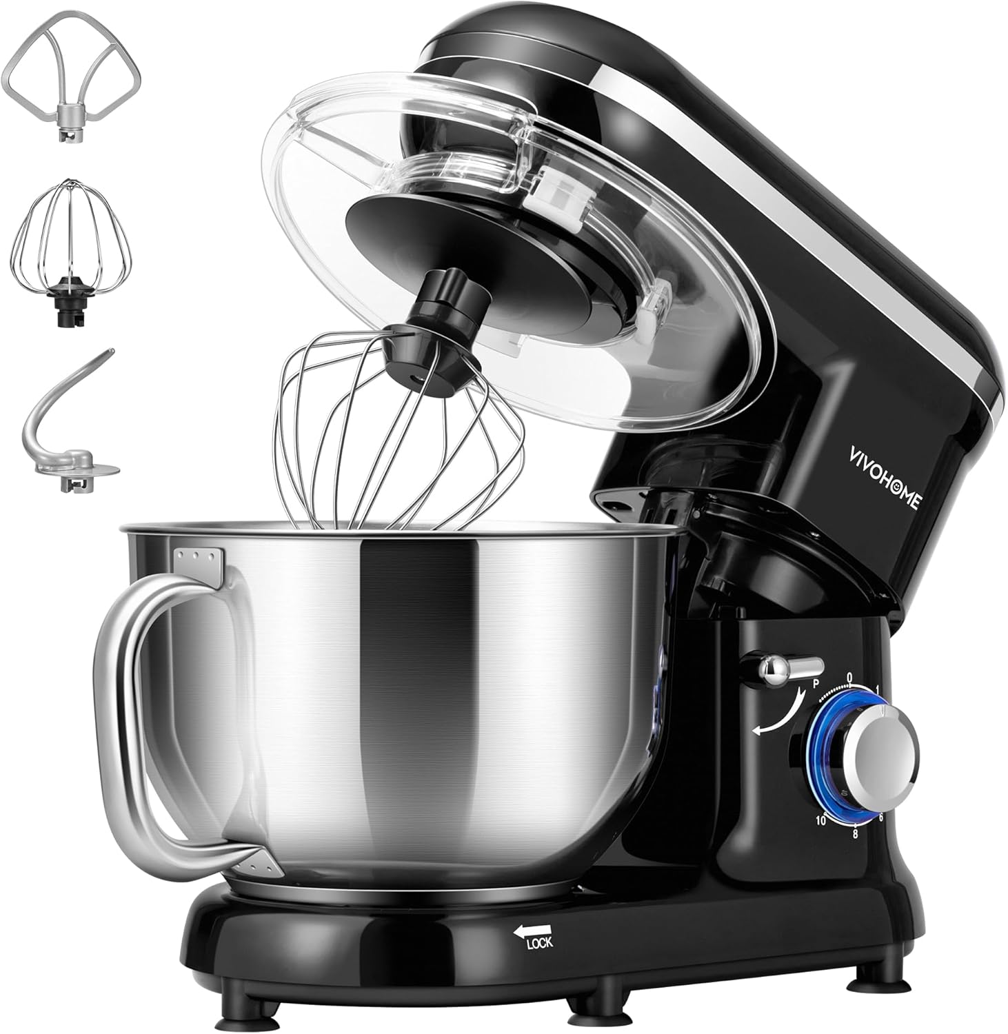 **Title:** Best VIVOHOME Stand Mixer, Powerful Kitchen Electric Food Mixer for H...
