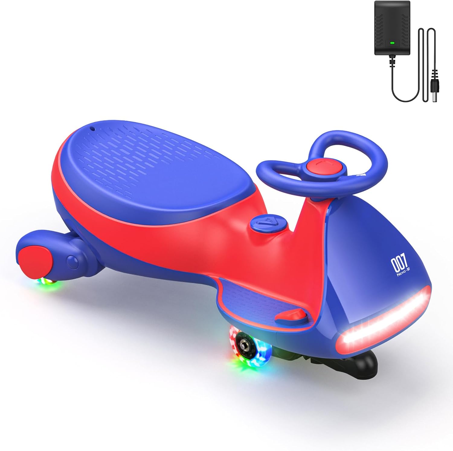 FanttikRide N7 Pro Electric Wiggle Car with Pedal, Rechargeable Battery, CyberWi...