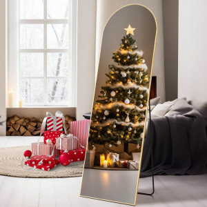 Sweetcrispy Arched Full Length Mirror 64"x21" Full...