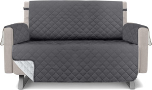 Utopia Bedding Reversible Loveseat Couch Cover, Wa...