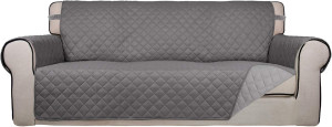 PureFit Reversible Quilted Sofa Cover, Water Resis...
