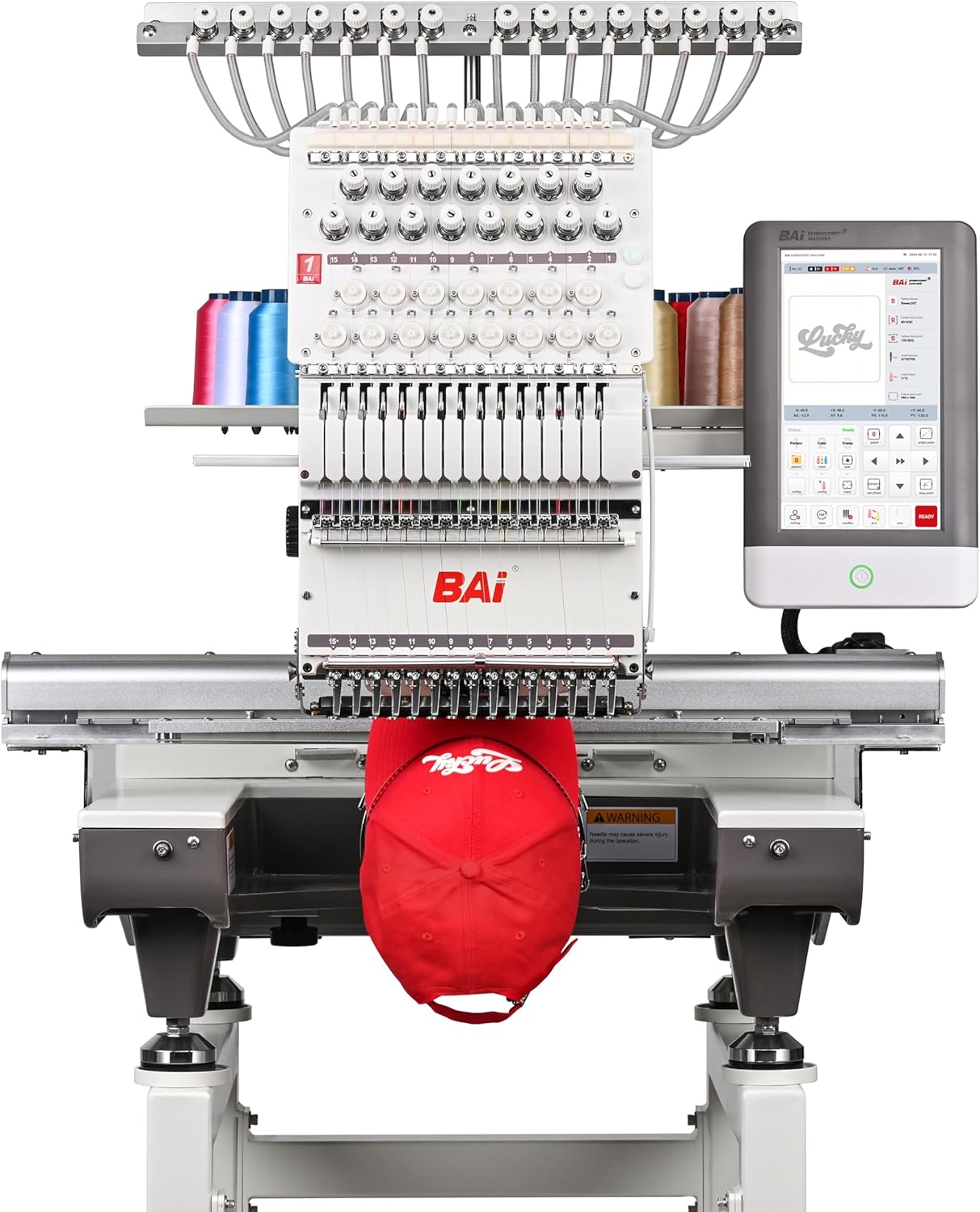 BAi The Mirror Embroidery Machine 15 Needles 20x14" Embroidery Area,1200SPM Max...