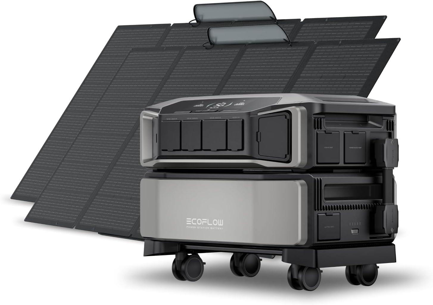 EF ECOFLOW Power Station 6144Wh DELTA Pro Ultra with 2x400W Portable Panel, 120/...