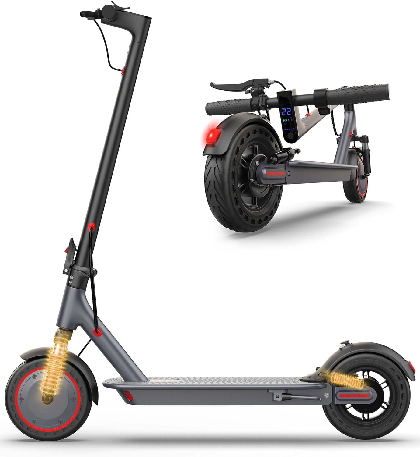 High-Performance VOLPAM Electric Scooter, Powerful Scooter with 350W/500W Motor,...