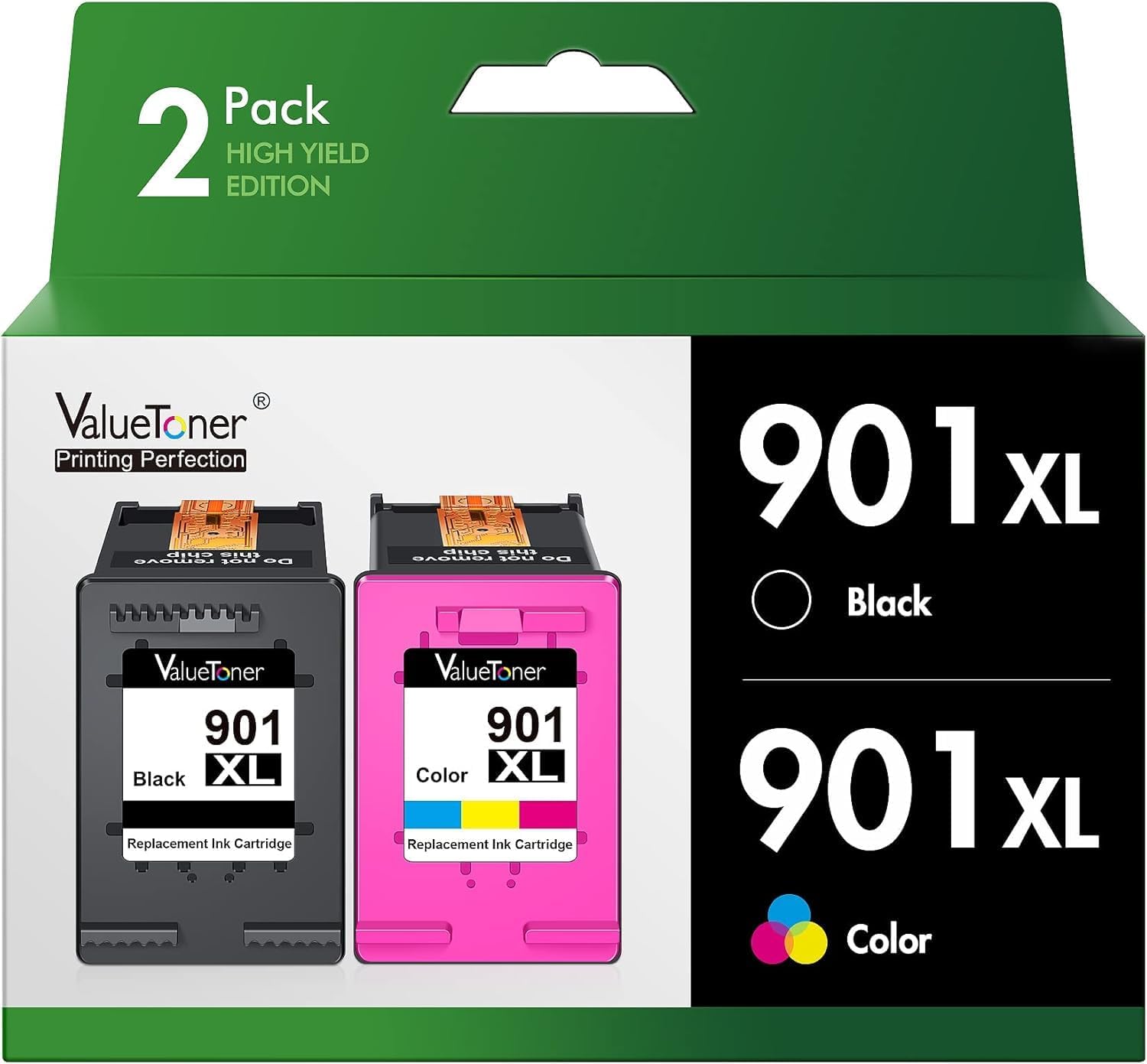 Valuetoner Remanufactured Ink Cartridge, Special Ink Cartridge Replacement for H...