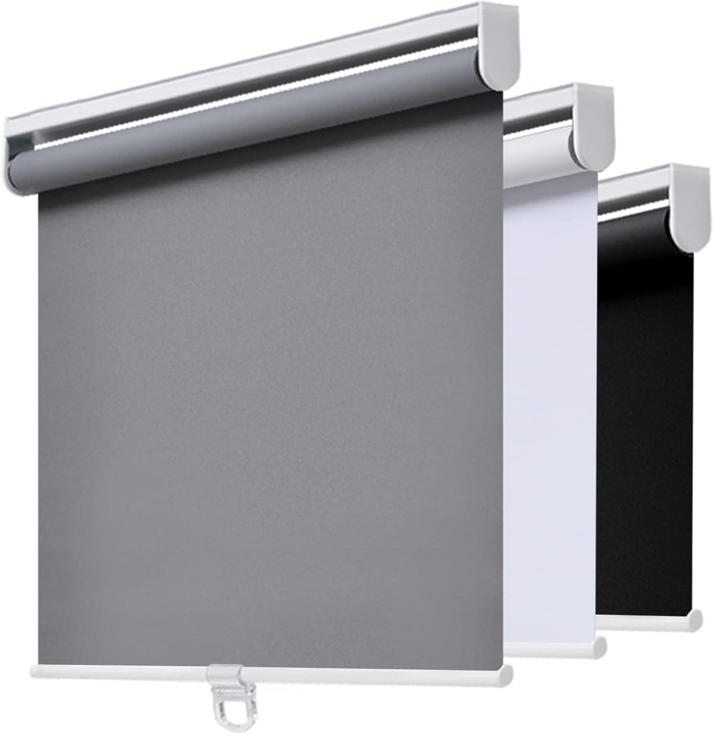 Affordable AOSKY Cordless Roller Shades, Innovative Blackout Blinds for Windows,...