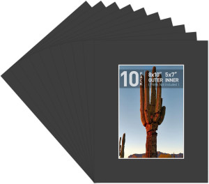Golden State Art, Pack of 10, 8x10 Classic Black P...
