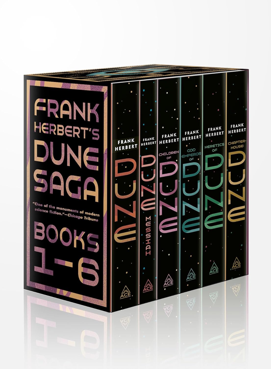 Frank Herbert's Dune Saga 6-Book Boxed Set: Dune, Dune Messiah, Children of Dune...