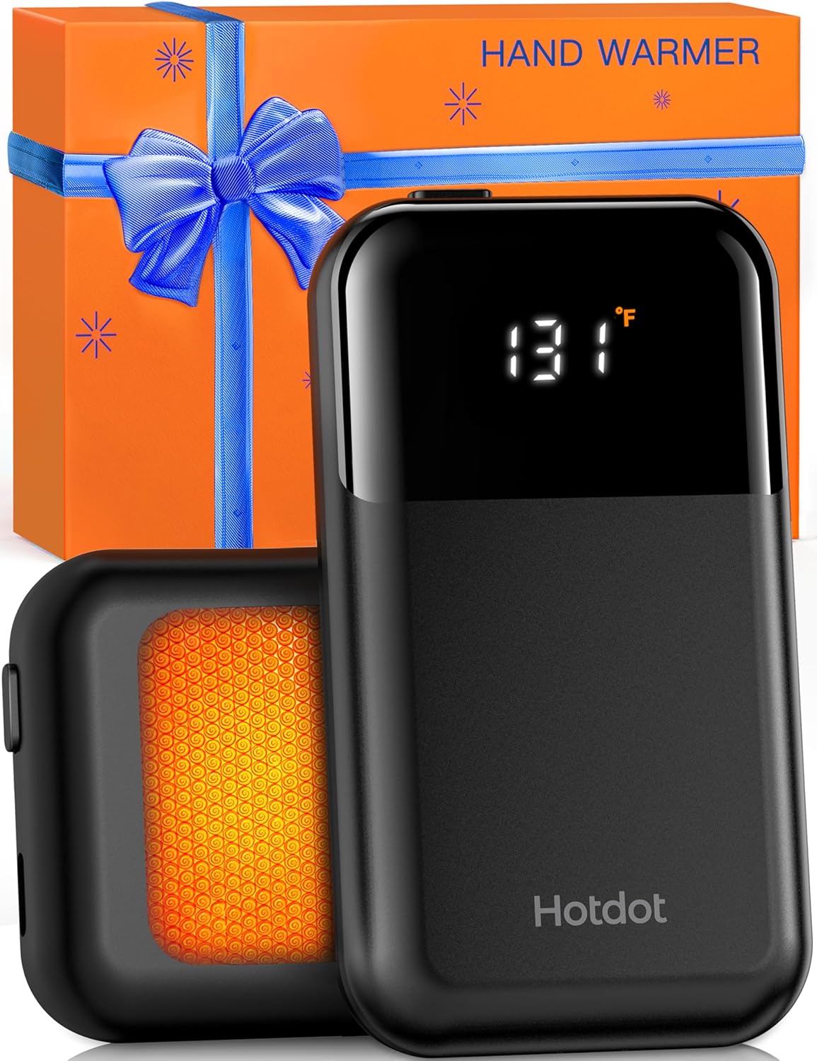 Unique Hotdot Hand Warmers, Rechargeable Heating Solution with Adjustable Heat L...